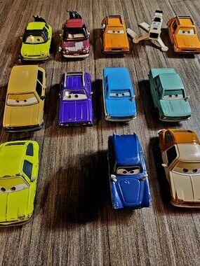 Disney Pixar Cars 2 Lemon 1:55 Scale Diecast Vehicle Bundle – Mega Lot of 12